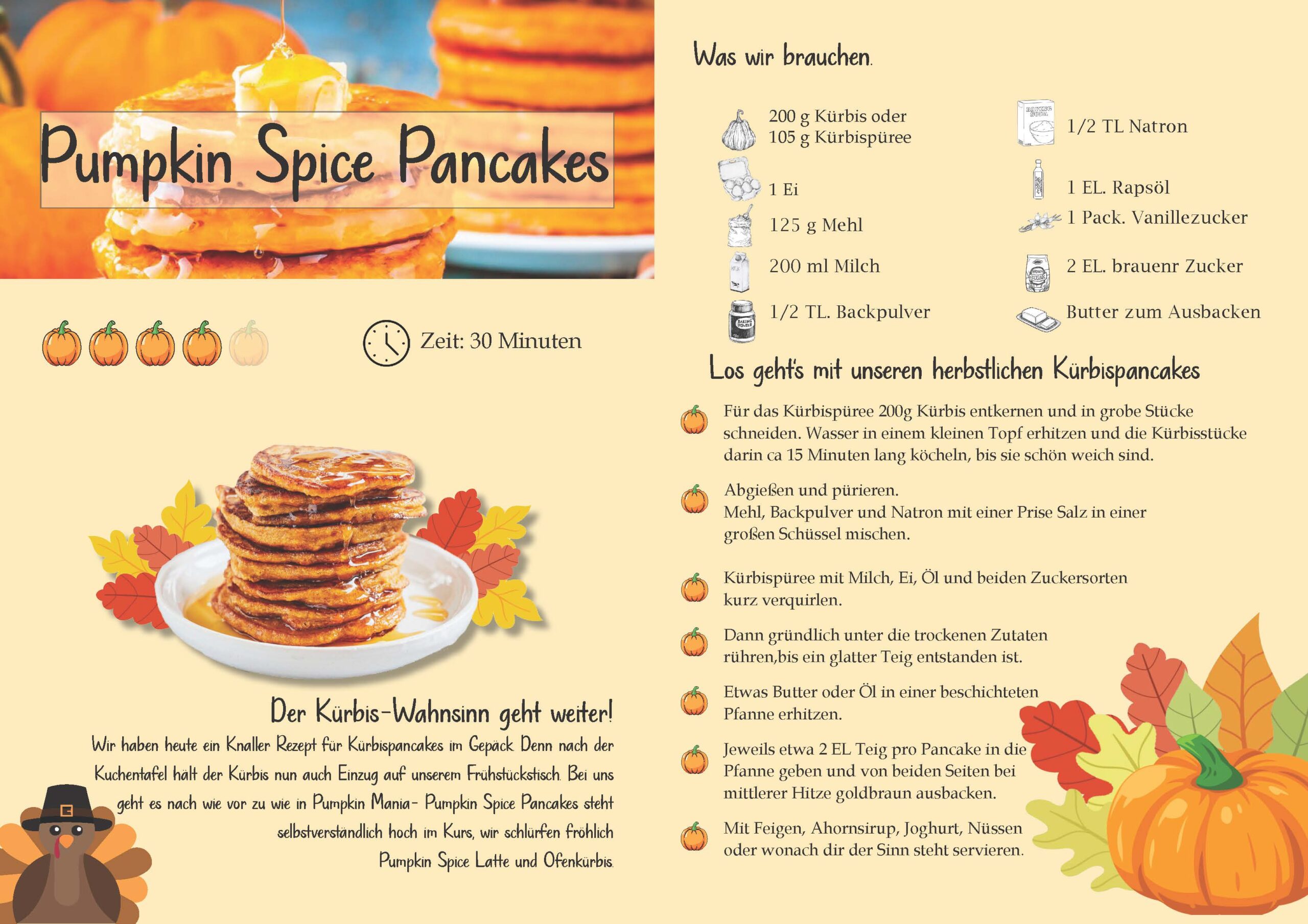 Pumpkin Spice Pancakes
